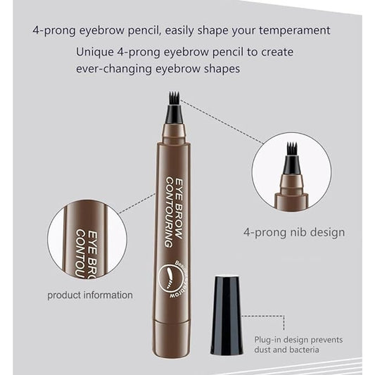 Waterproof Micro-Fork Brow Pencil – Brown
