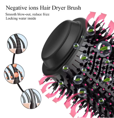 4 in 1 hair straightener curling iron styling comb