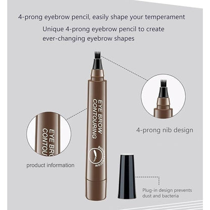 Waterproof Micro-Fork Brow Pencil – Brown